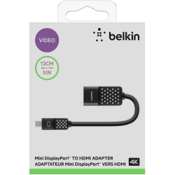 Adaptador   MINI DP/HDMI 4K preto